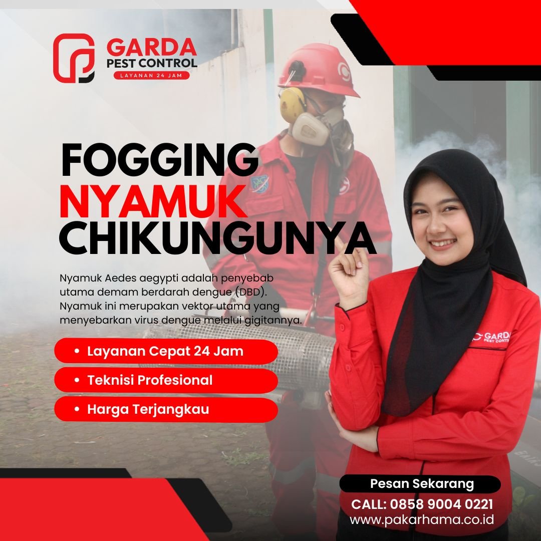 Jasa Fogging Nyamuk di Bekasi Spesialis Demam Berdarah