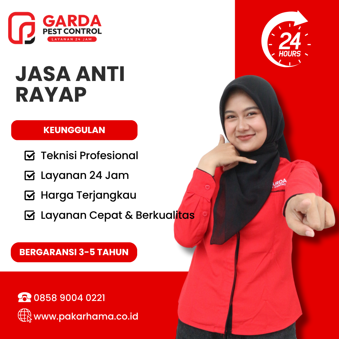 Jasa Basmi Rayap di Bekasi Bergaransi dan Free Survey Lokasi