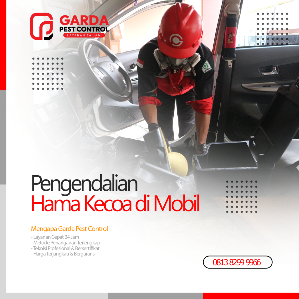 Jasa Pembasmi Kecoa Mobil di Tambun Bekasi Bergaransi