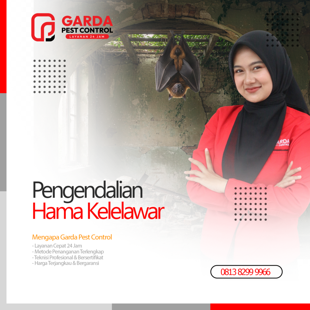 Jasa Pembasmi Kelelawar Terdekat di Bekasi Garda Pest Control