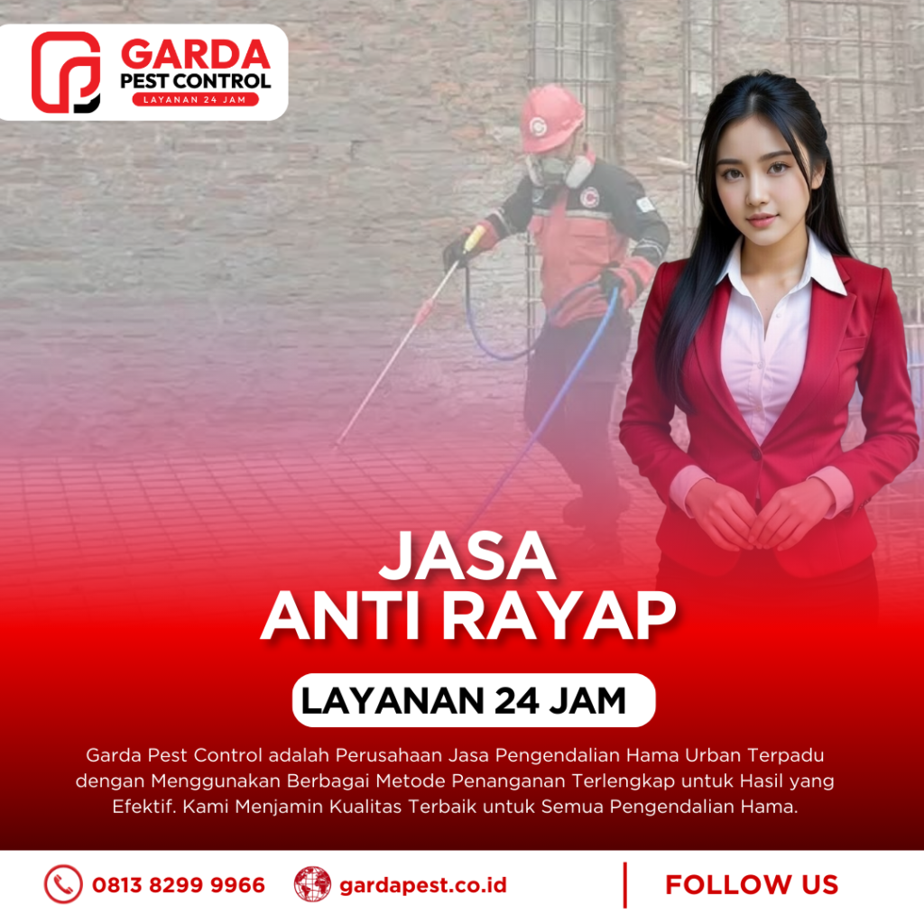 Jasa Pembasmi Rayap di Bekasi Sistem Tanam Pipa
