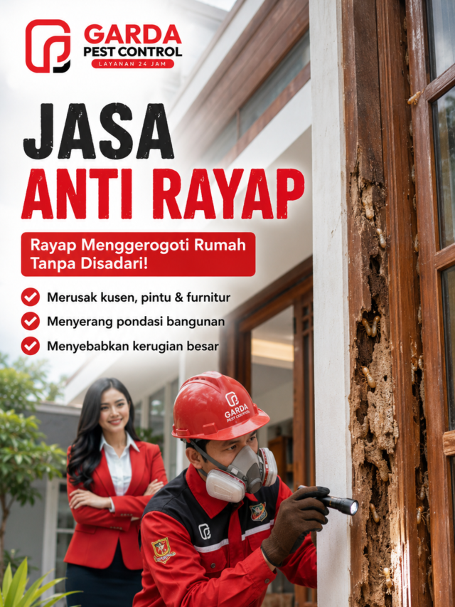 Jasa Suntik Anti Rayap di Rawalumbu Bekasi Bergaransi Resmi 3 Tahun SNI