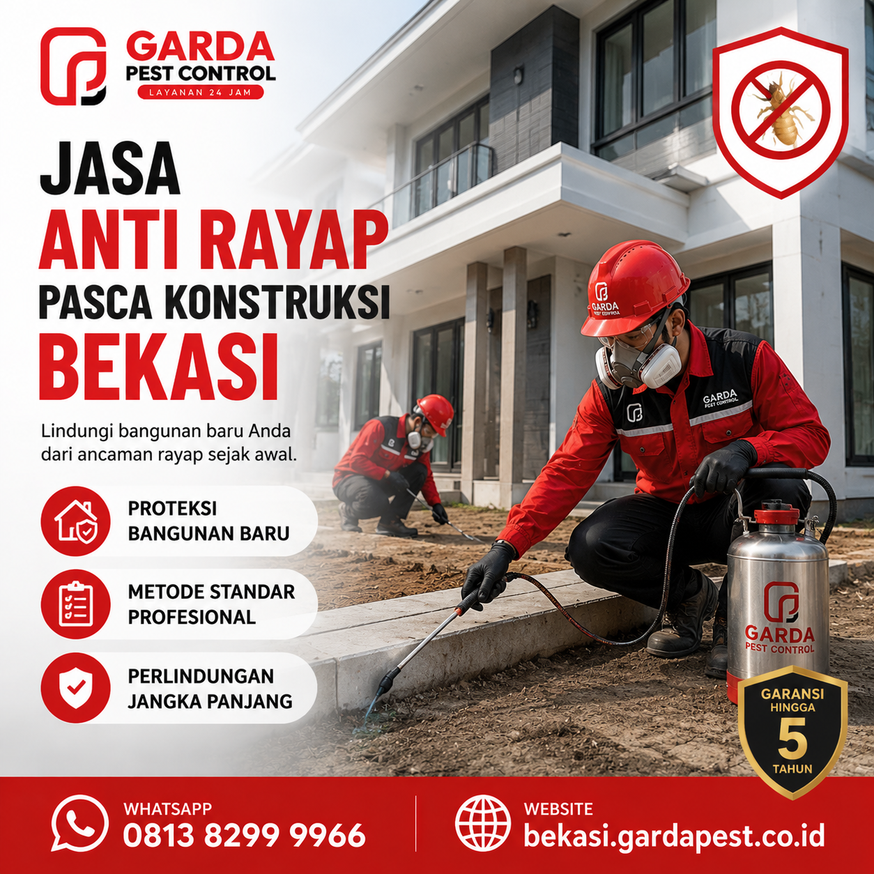 Jasa Anti Rayap Bekasi Barat Terpercaya: Lindungi Rumah dari Kerusakan Tuntas