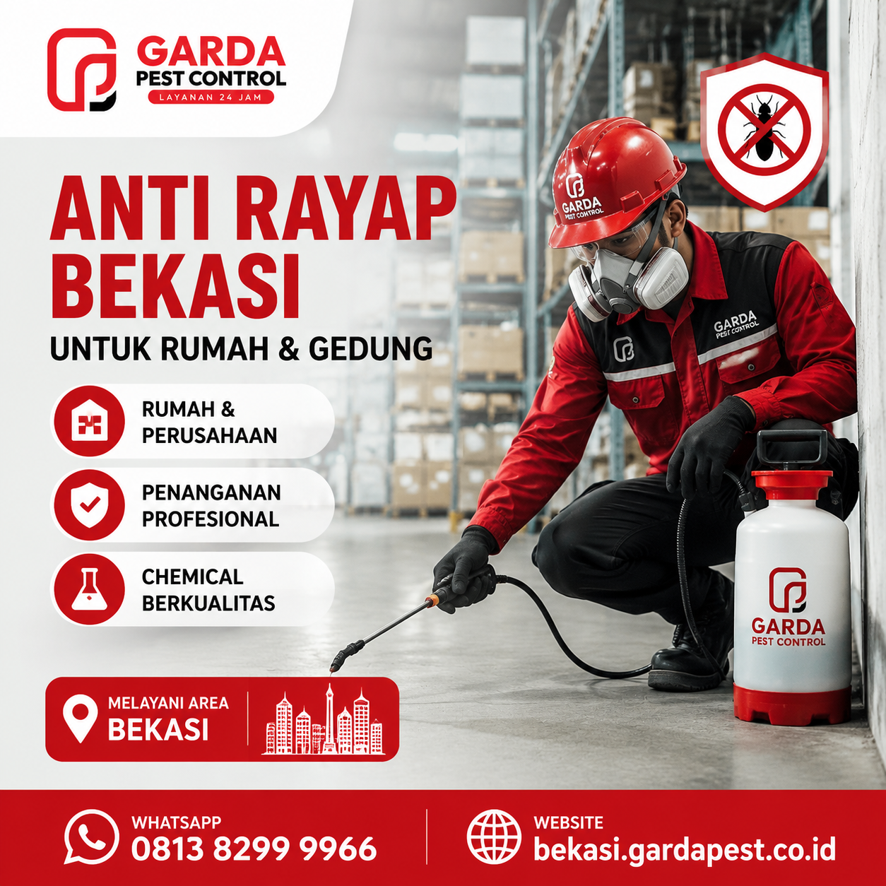 Jasa Anti Rayap Untuk Bangunan Pra Konstruksi Bekasi