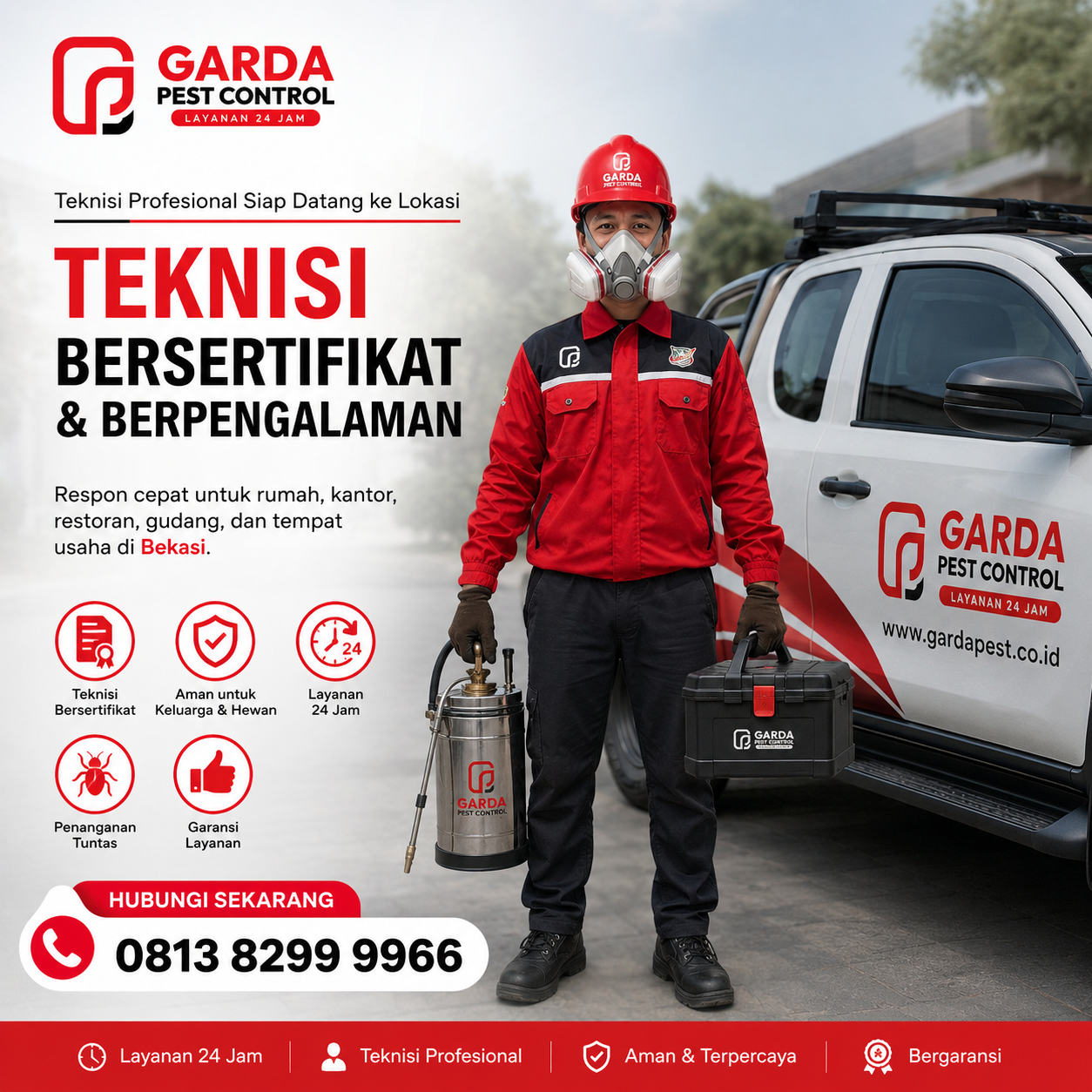 Layanan Pembasmi Kecoa Rumah Bekasi: Profesionalisme Garda Pest Control Memberi Hasil