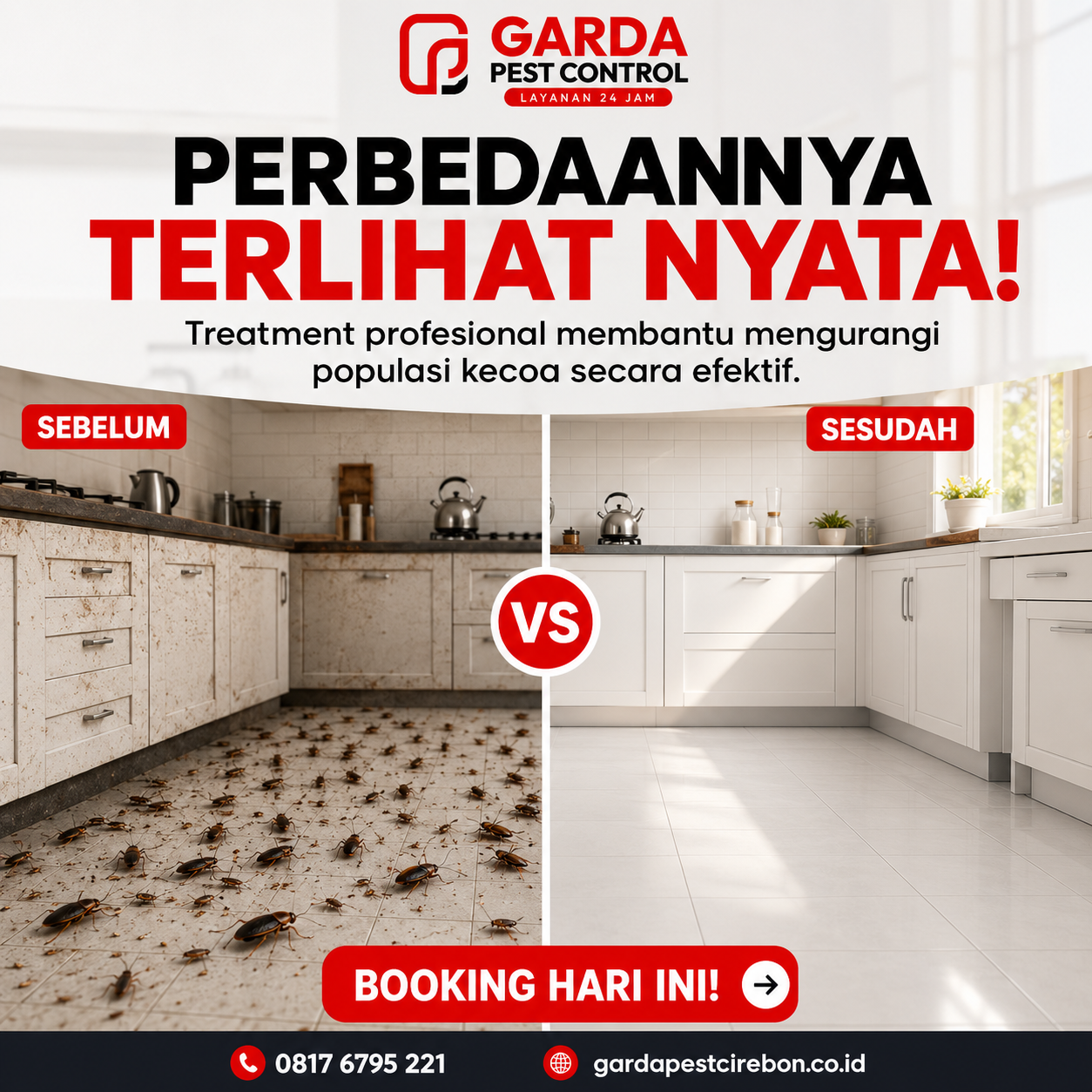 Rincian Biaya Jasa Pembasmi Kecoa di Bekasi dan Panduan Penanganan 2026