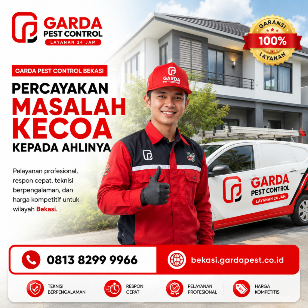 Jasa Pembasmi Kecoa Profesional di Bekasi: Solusi Ampuh Bebas Serangga!