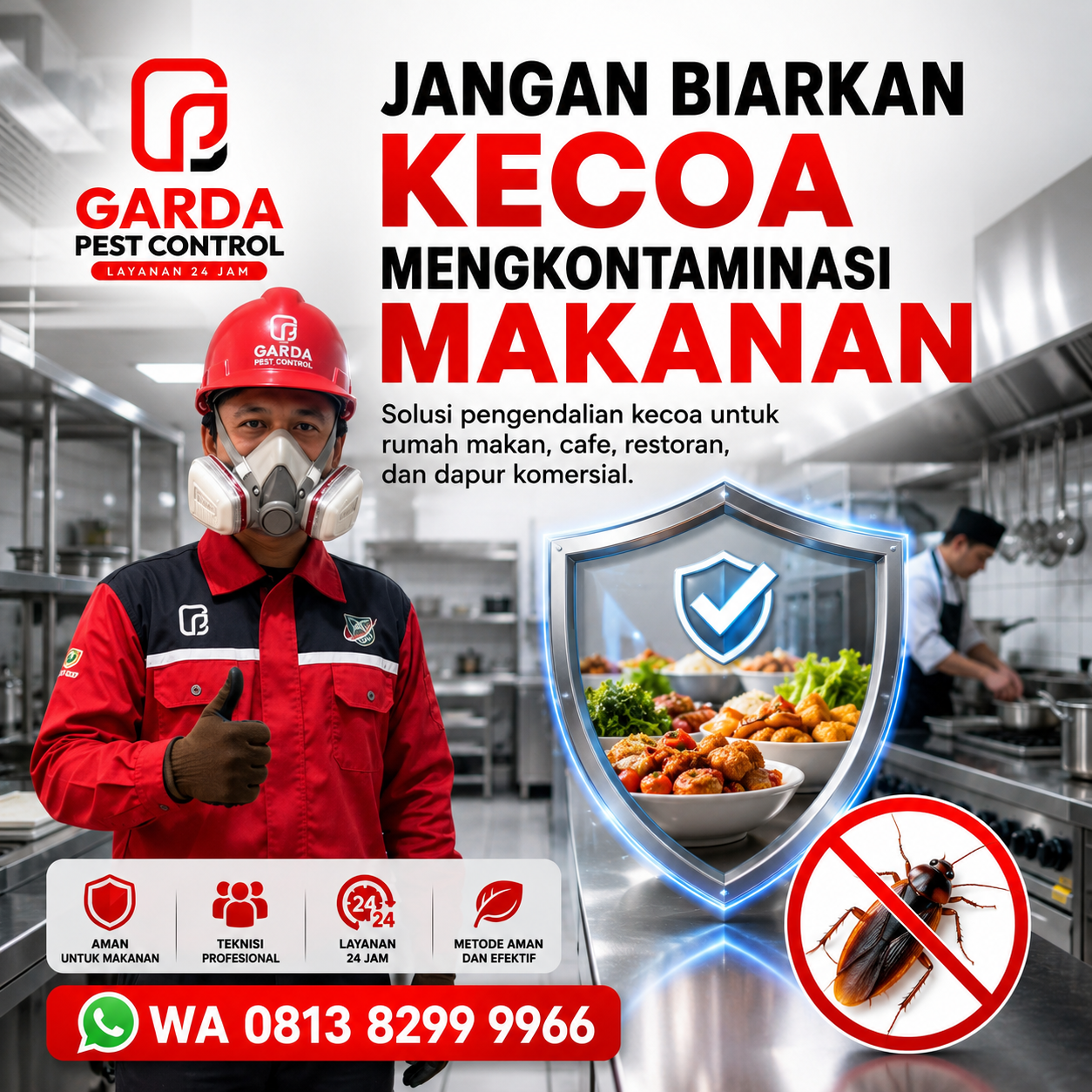 Rincian Biaya Jasa Pembasmi Kecoa di Bekasi dan Panduan Penanganan 2026