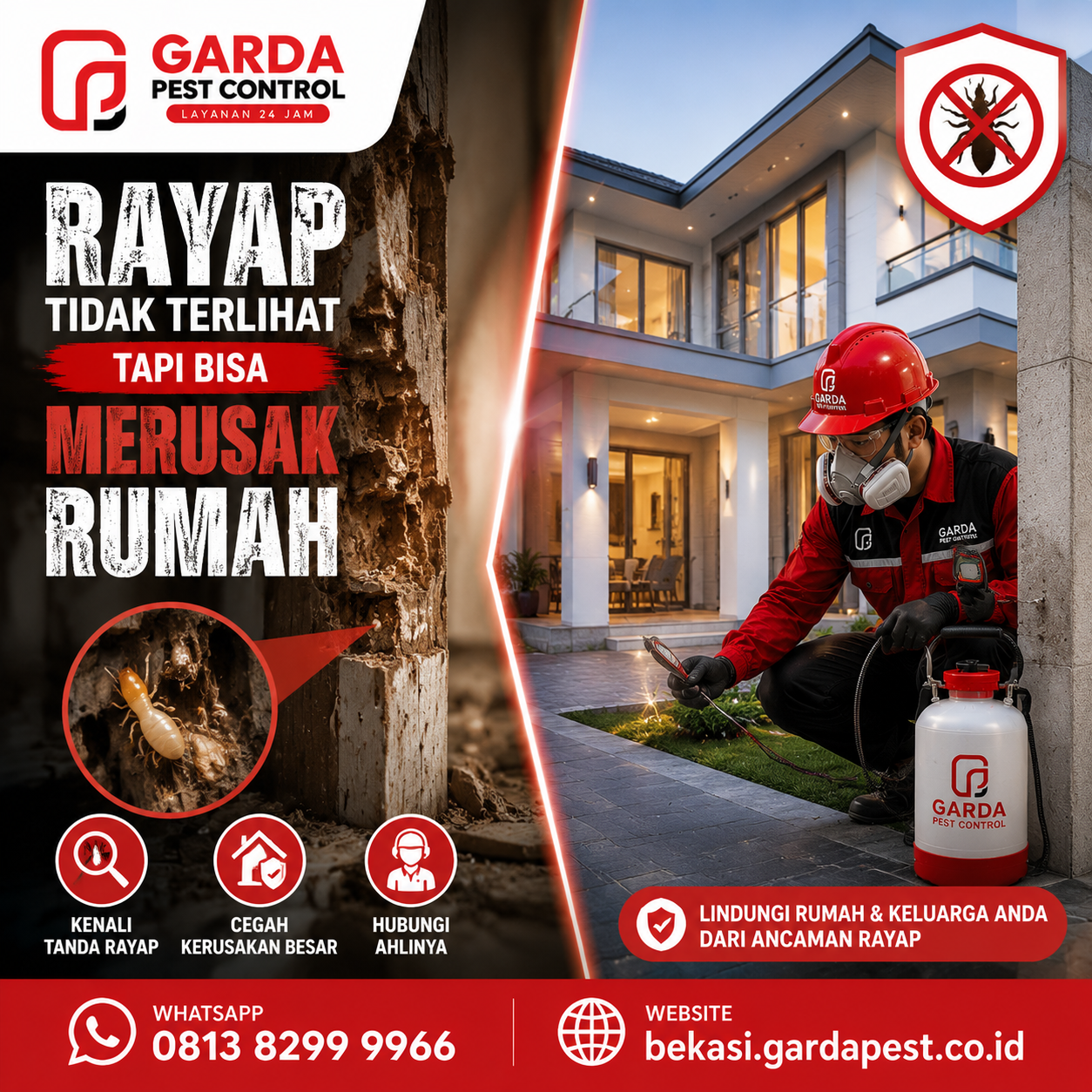 Jasa Anti Rayap Bekasi Terdekat: Solusi Cepat Basmi Hama Bergaransi