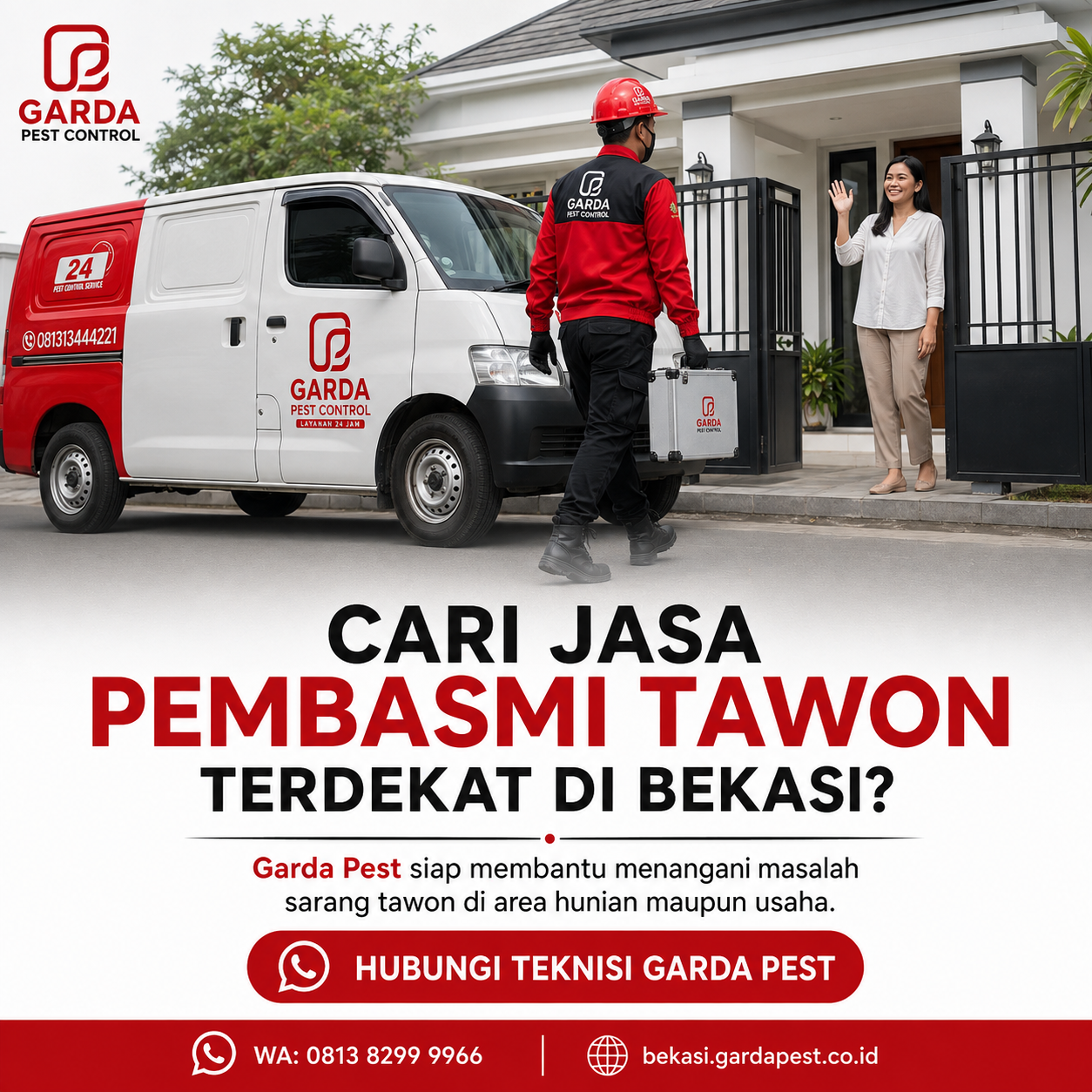 Jasa Pembasmi Tawon Bekasi Layanan 24 Jam Emergency untuk Rumah dan Kantor