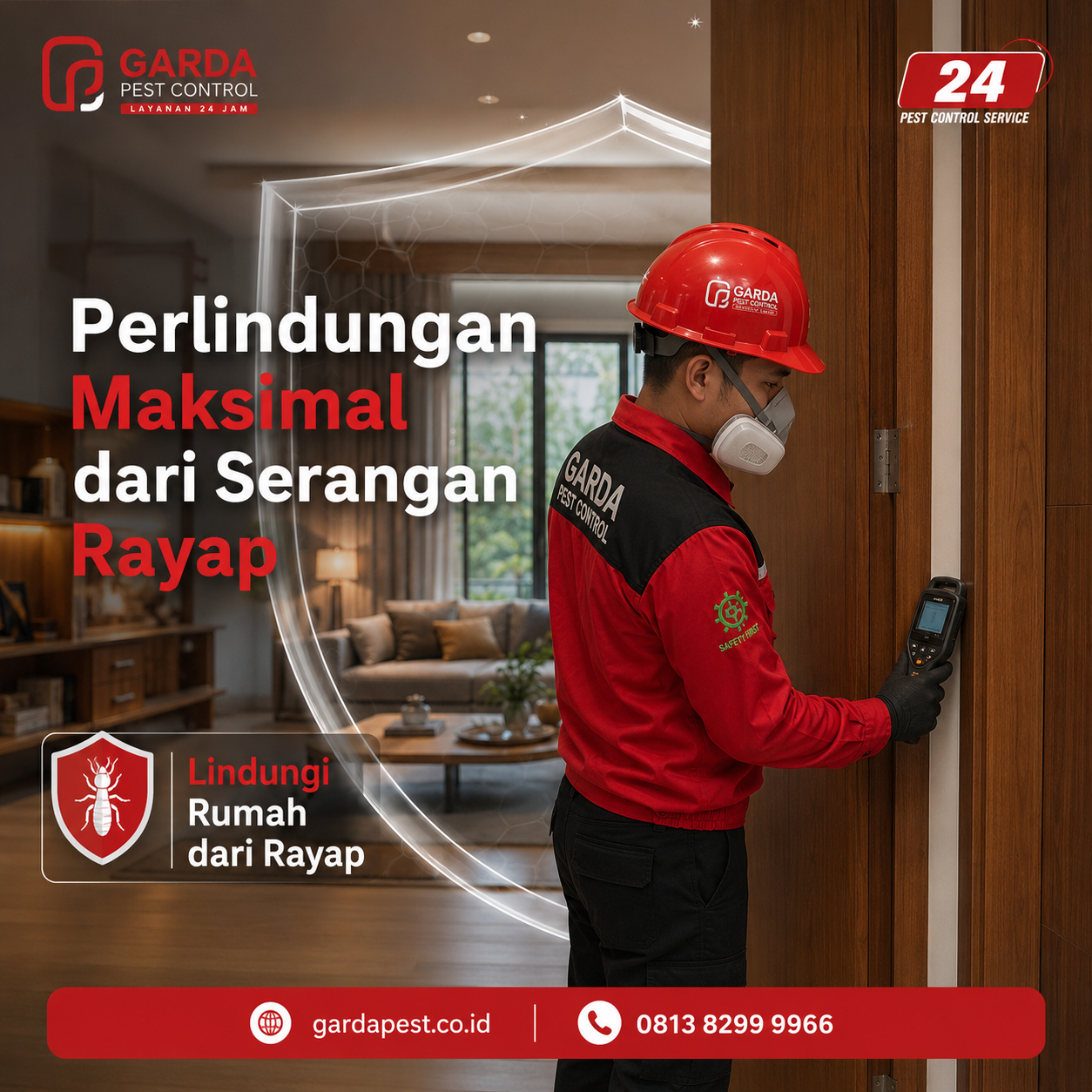 Jasa Anti Rayap Bekasi Bergaransi dari Garda Pest Control Bekasi