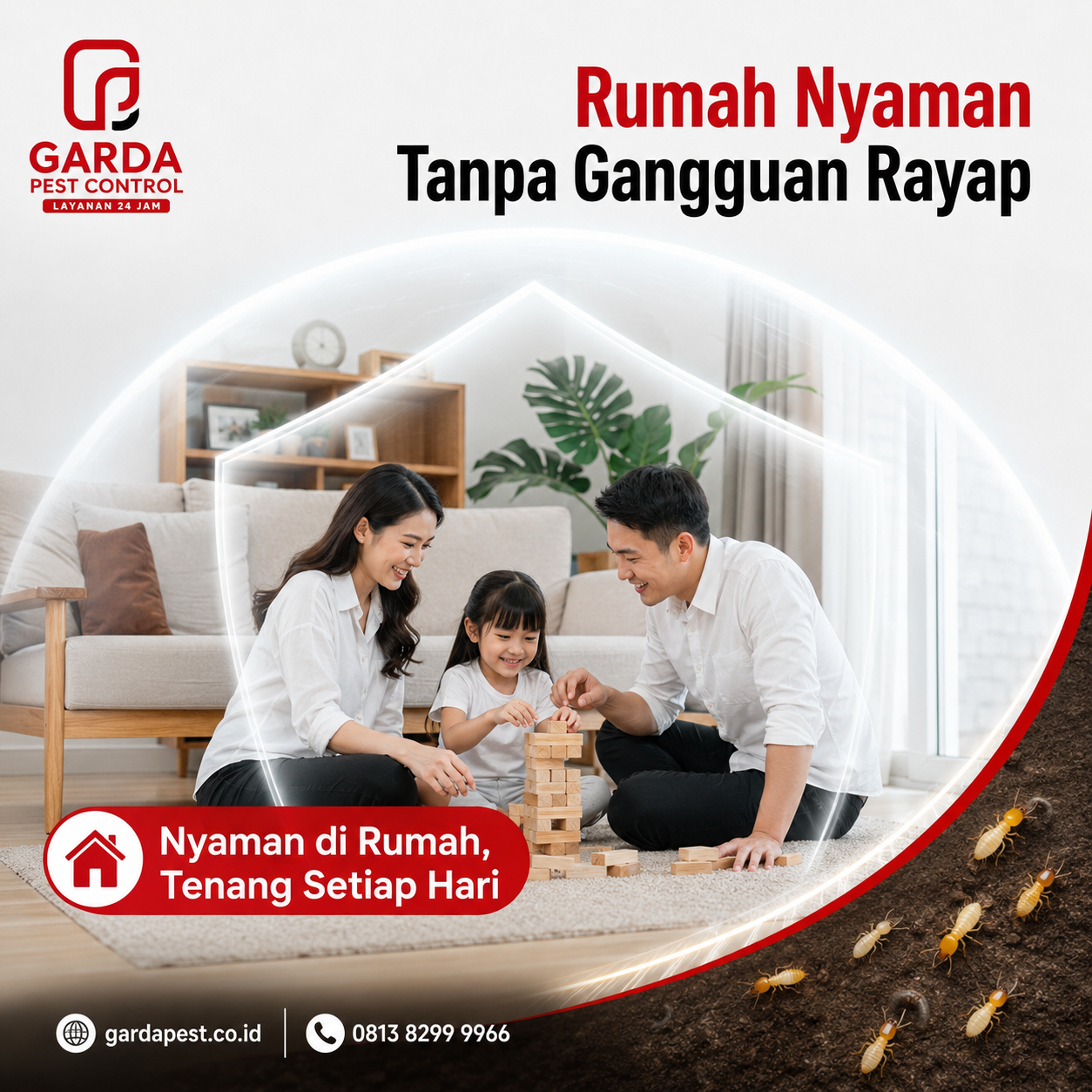 Jasa Anti Rayap di Bekasi per Meter dan Estimasi Terbarunya