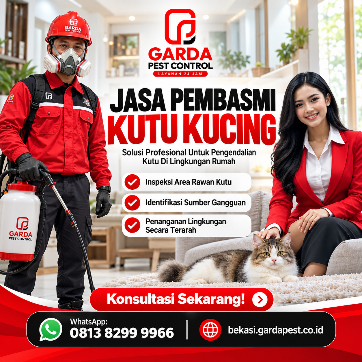 Jasa Pembasmi Kutu Kucing Bekasi